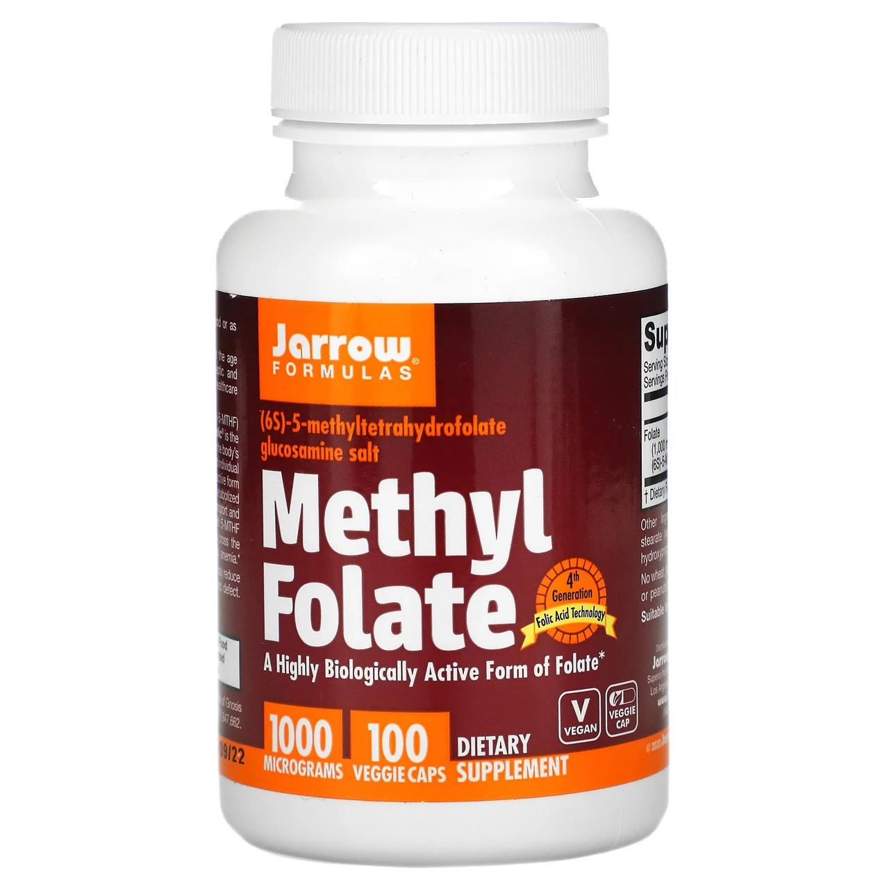 Метилфолат Jarrow Formulas Methyl Folate 1000 мкг 100 капс.