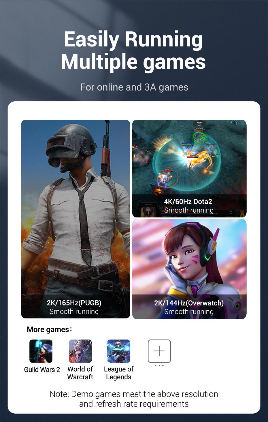 Кабель Vention DisplayPort 1.4 8K 60Hz 4K 144Hz 1080p 240Hz 32.4 Гбіт/с DP Dynamic HDR G-Sync Free Sync нейлонове обплетення 1,5 м Чорний (HCCBG) - фото 14