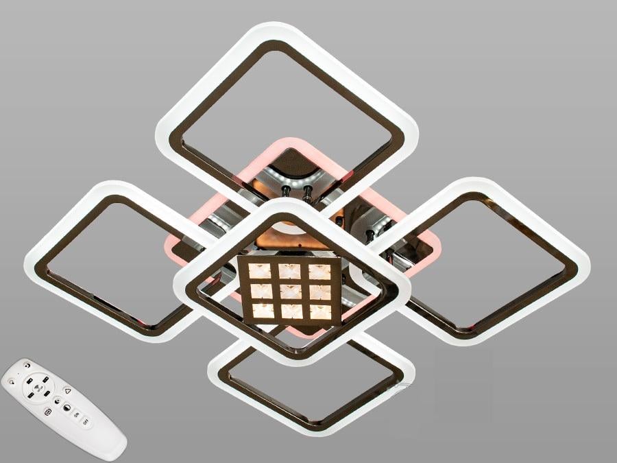 Люстра потолочная Octav светодиодная с диммером 140 Вт (A8190/4+1BHR LED)