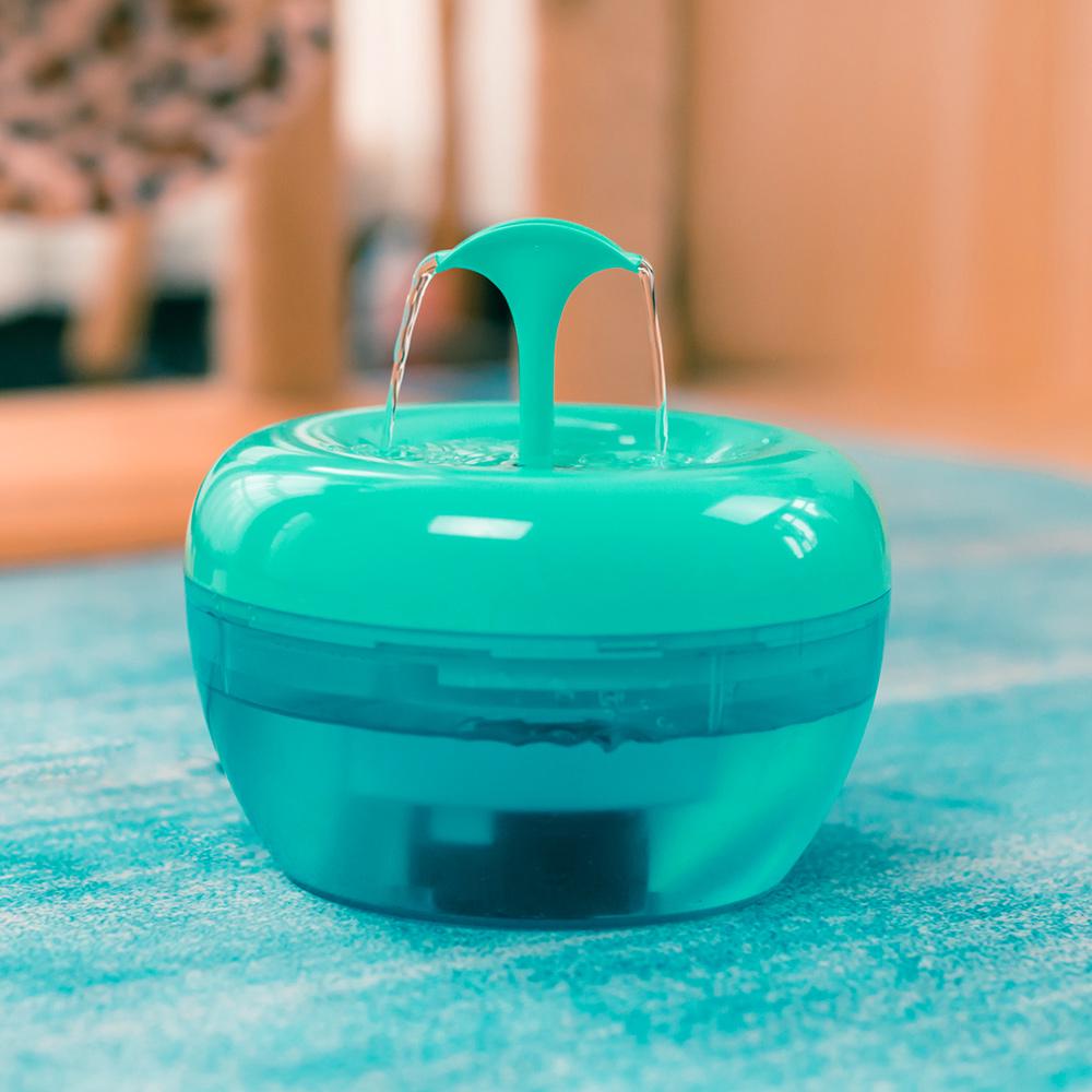 Питьевой фонтан для кошек и собак PAWOOF X1 Cleaning Kit с фильтром и набором для чистки 1,5 л Зеленый - фото 2 Питьевой фонтан для кошек и собак PAWOOF X1 Cleaning Kit с фильтром и набором для чистки 1,5 л Зеленый - фото 2