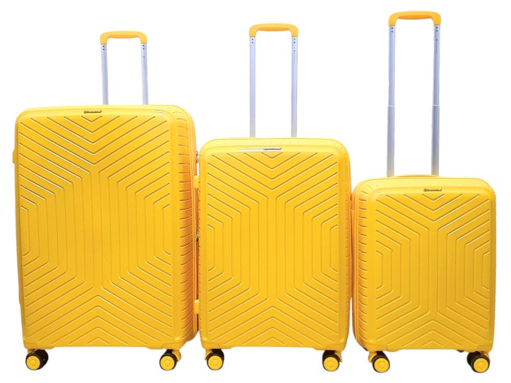 Комплект чемоданов Snowball 20103 Желтый (31706539)