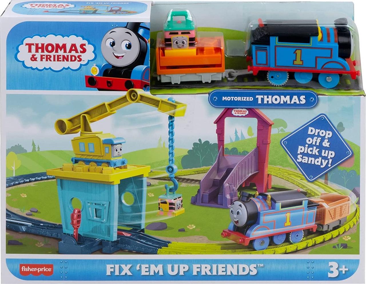 Железная дорога Thomas & Friends Fisher-Price Карли и Сэнди (HDY58)