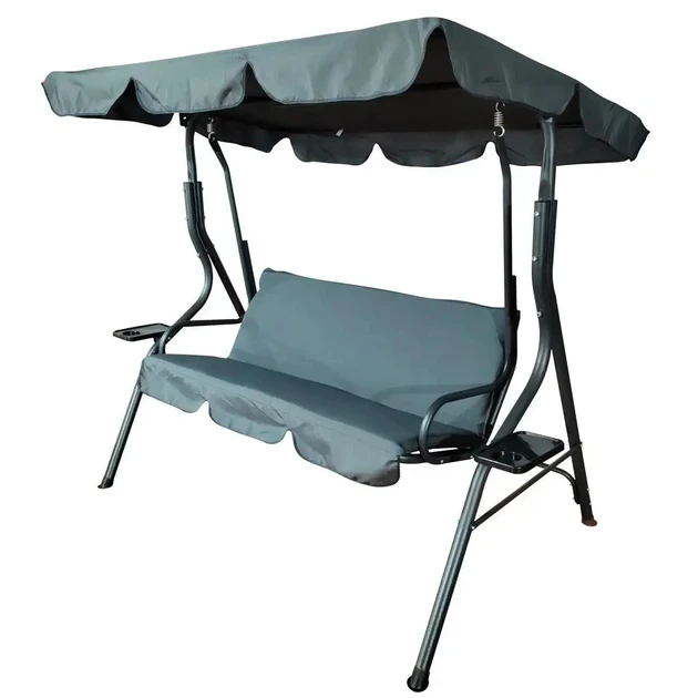 Садовая качель GardenLine VIP 170х110х153 см Антрацит (VIP-ml)