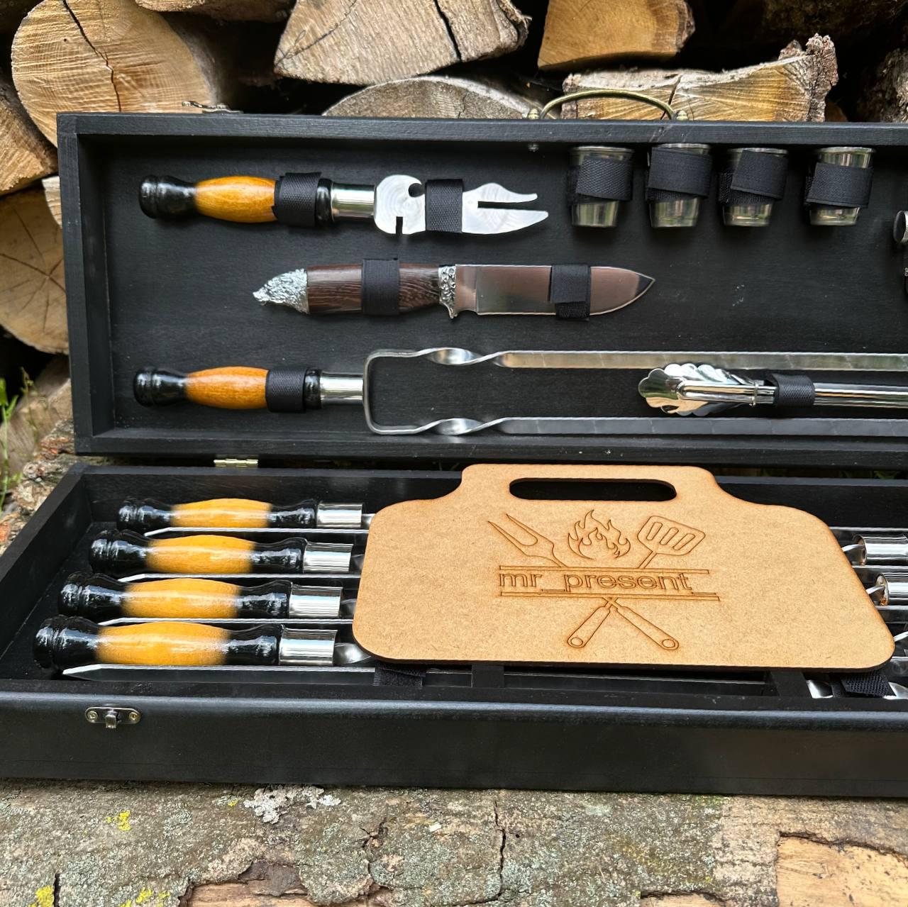 Набор шампуров в кейсе Хищник №5 M - фото 6 Набор шампуров в кейсе Хищник №5 M - фото 6