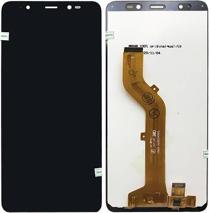Дисплей для Tecno Pop 4 BC2 із сенсорним склом Чорний (30019000004927)