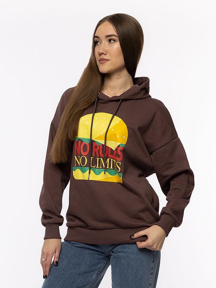 Худі жіноче оверсайз ЦБ-00214147 р. 42 Капучино (SKT000895763) Худі жіноче оверсайз ЦБ-00214147 р. 42 Капучино (SKT000895763)