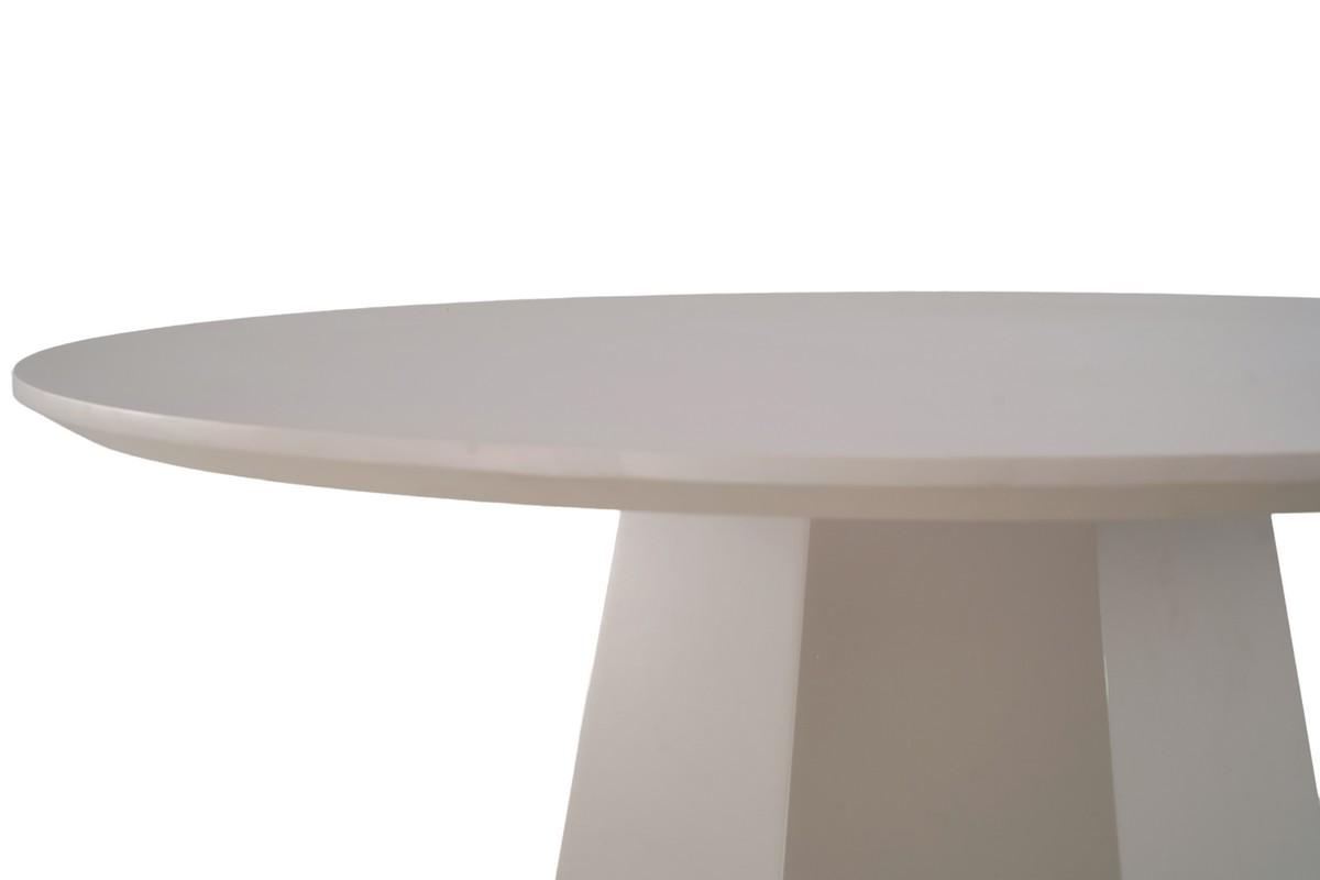 Стіл обідній круглий Ветро 900/760 мм МДФ Теплий пісок (TМ-200-1) - фото 3 Стіл обідній круглий Ветро 900/760 мм МДФ Теплий пісок (TМ-200-1) - фото 3