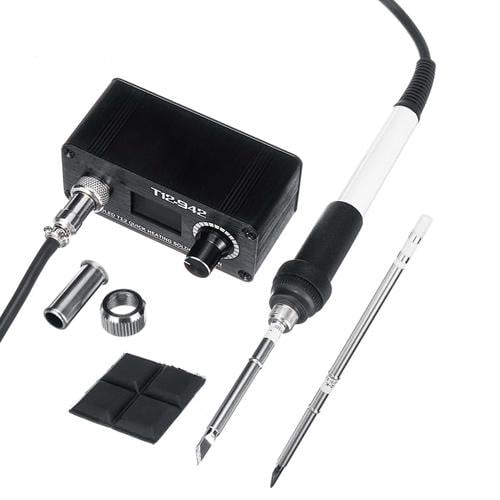 Паяльная станция QUICKO T12-942 MINI OLED совместима с жалами Hakko T12 (T12-942)