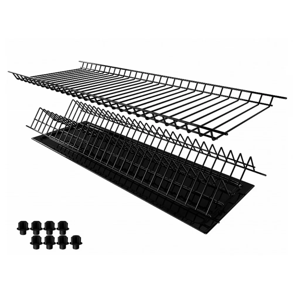 Сушарка для посуду MODERN модуля 800 мм вбудована 765 мм Чорний (SO0903)