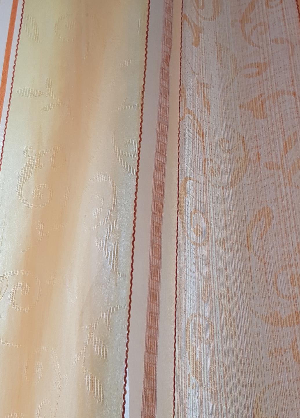 Комплект штор и тюль к подоконнику Firanka Line карниз 250 см Оранжевый (71_4к) - фото 4 Комплект штор и тюль к подоконнику Firanka Line карниз 250 см Оранжевый (71_4к) - фото 4