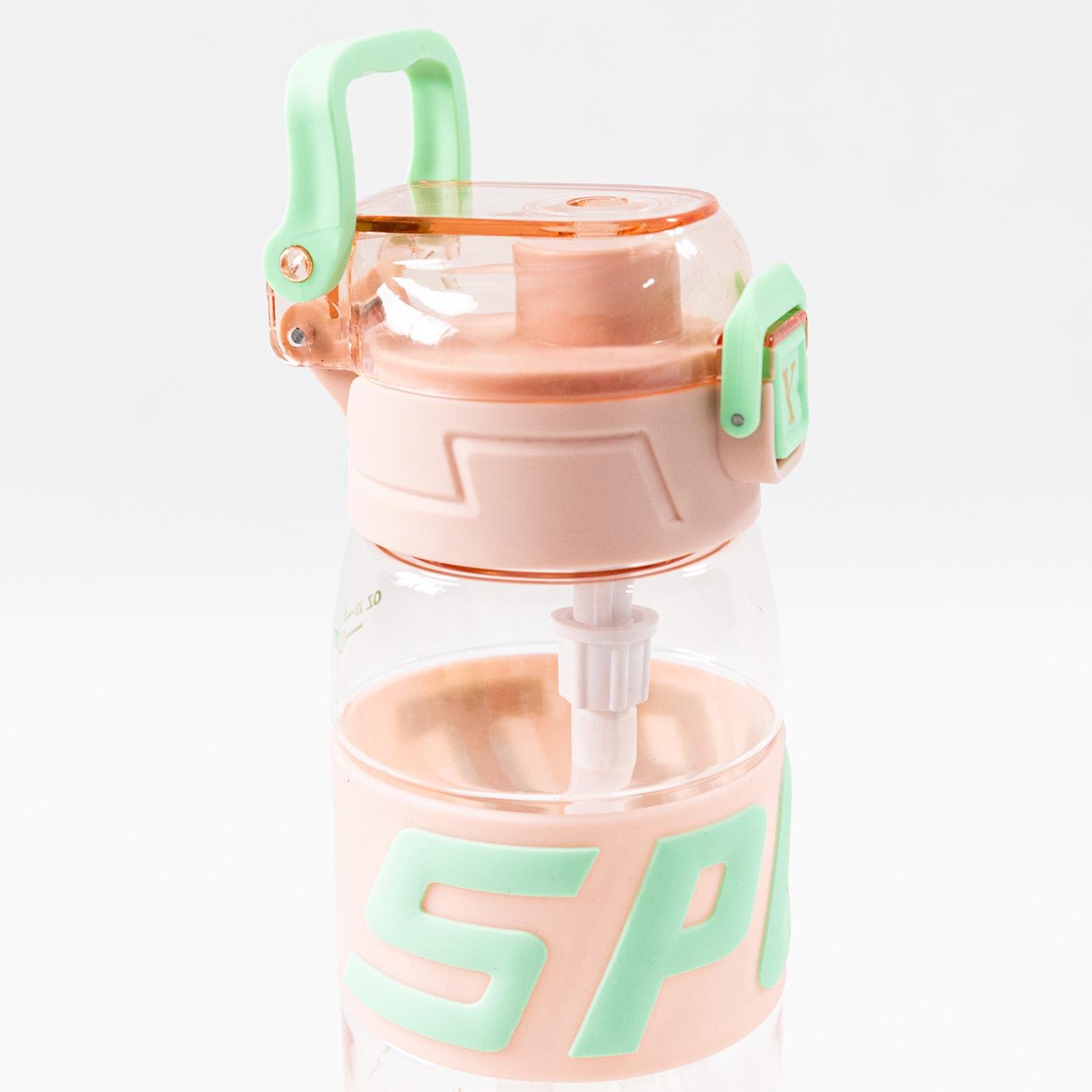 Пляшка-поїлка для води OSPORT 665 мл Рожевий (MS 4622) - фото 2 Пляшка-поїлка для води OSPORT 665 мл Рожевий (MS 4622) - фото 2