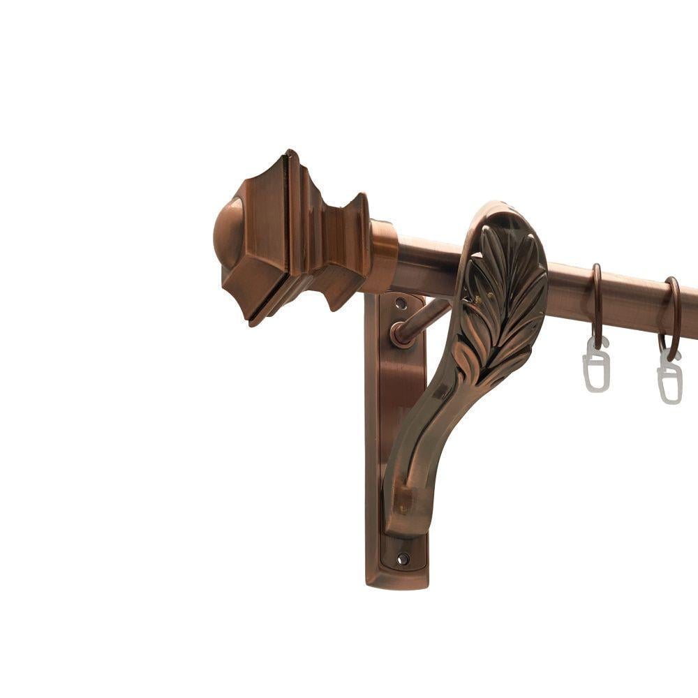 Карниз Orvit Борджеза однорядний гладкий 25 мм 300 см Антична мідь (00-00016285)