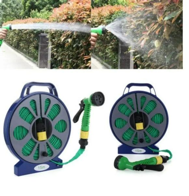 Шланг для полива Jianlips BB-4302 на катушке 15 м (BB-4302) - фото 7