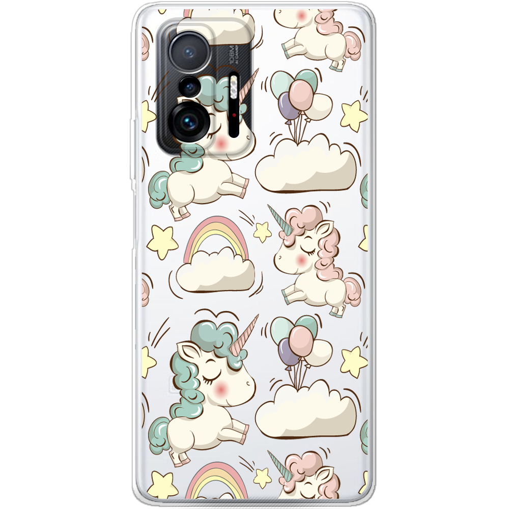 Чехол BoxFace Xiaomi 11T / 11T Pro Unicorns Прозрачный силикон (43423-cc2-43423)