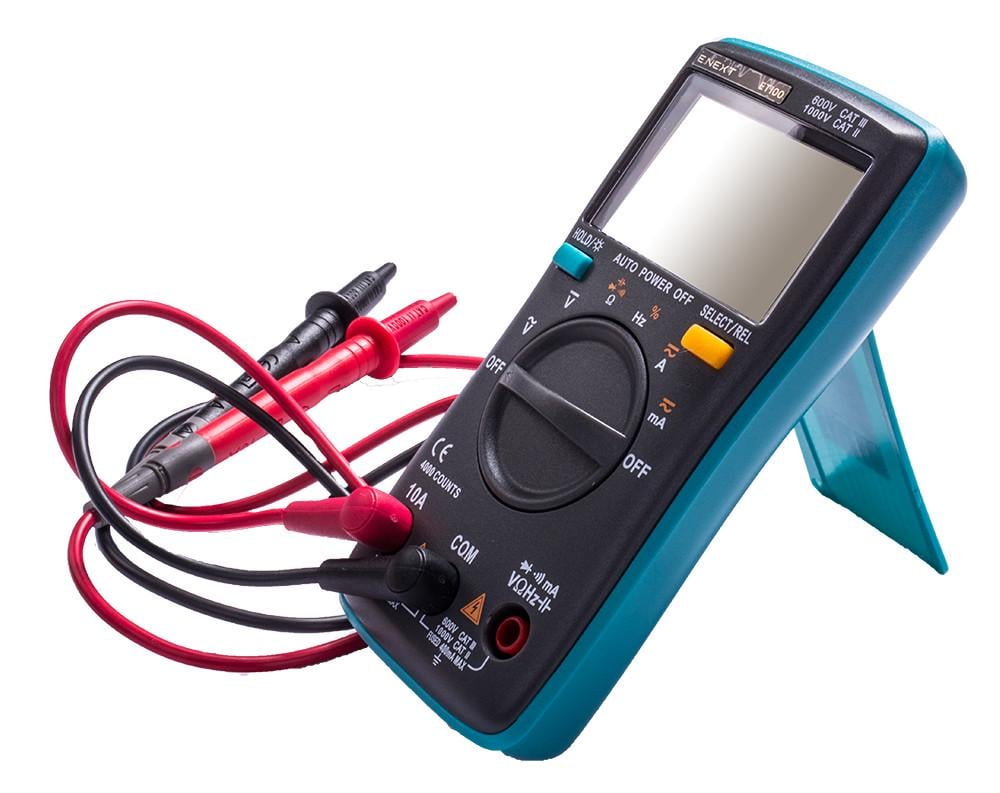 Мультиметр цифровий E.NEXT e.tool.multitest.pro.ET100 130x65x32 мм (p074001)