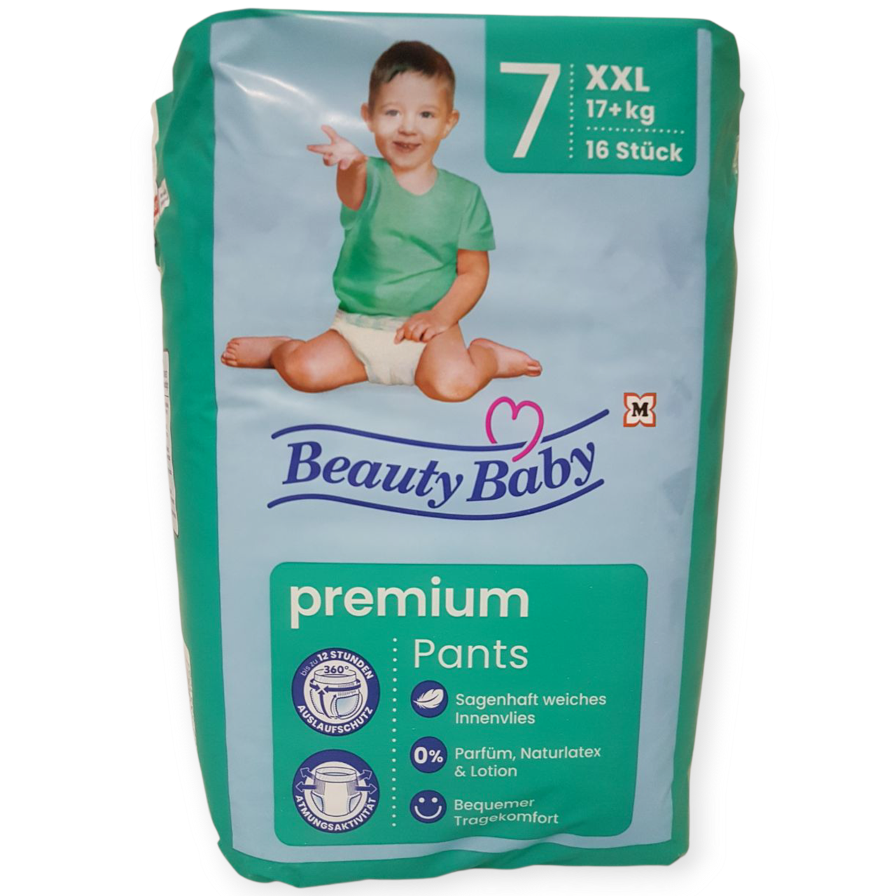 Підгузки-трусики Beauty baby 7 17+ кг 16 шт. (2676413993)