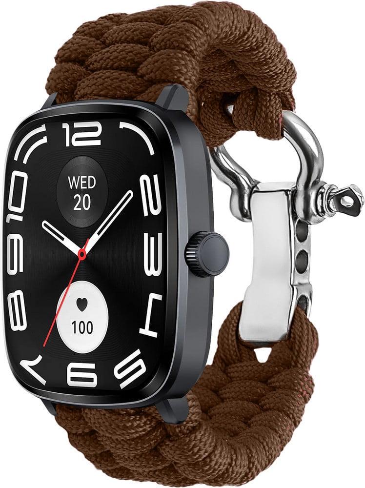 Ремешок из паракорда Ruper для смарт-часов Haylou RS5 LS19 Brown (40962-30)