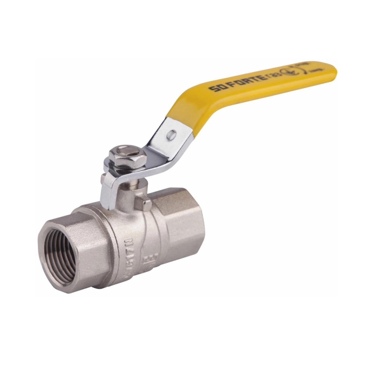 Кран шаровой SD Forte 2 ВР для газа ручка (SF600G50)