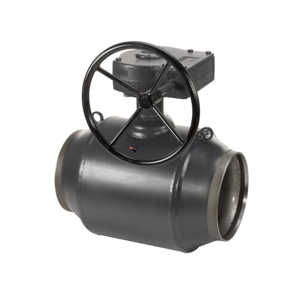 Кран под приварку Danfoss Ду150 Ру25 стандартнопроходной с редуктором JiP 0 до +180 °С (065N3622)