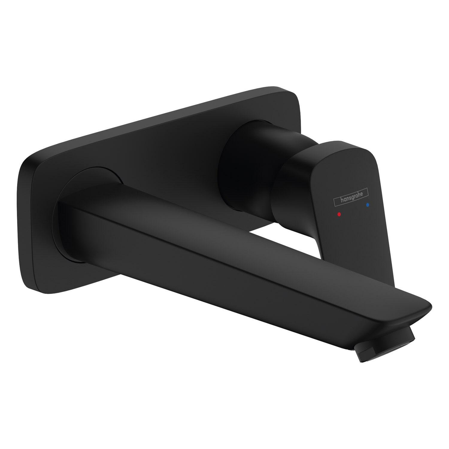 Часть внешняя смесителя Hansgrohe Logis 71220670 настенный однорычажный Черный (195862)
