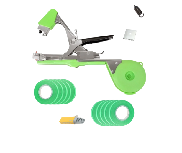 Набор для подвязки растений Tapetool лента 150 мкм 600 м/скобы/нож/пружина Набор для подвязки растений Tapetool лента 150 мкм 600 м/скобы/нож/пружина