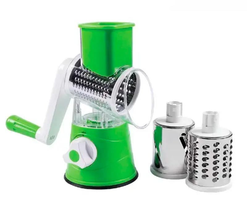 Мультислайсер Tabletop Drum Grater Kitchen Master Зелений (14694670)