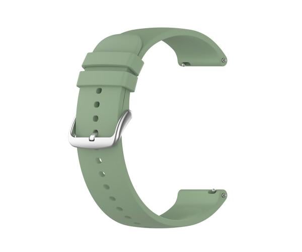 Ремінець універсальний Silicone для смарт-годинників 22 мм Оливковий