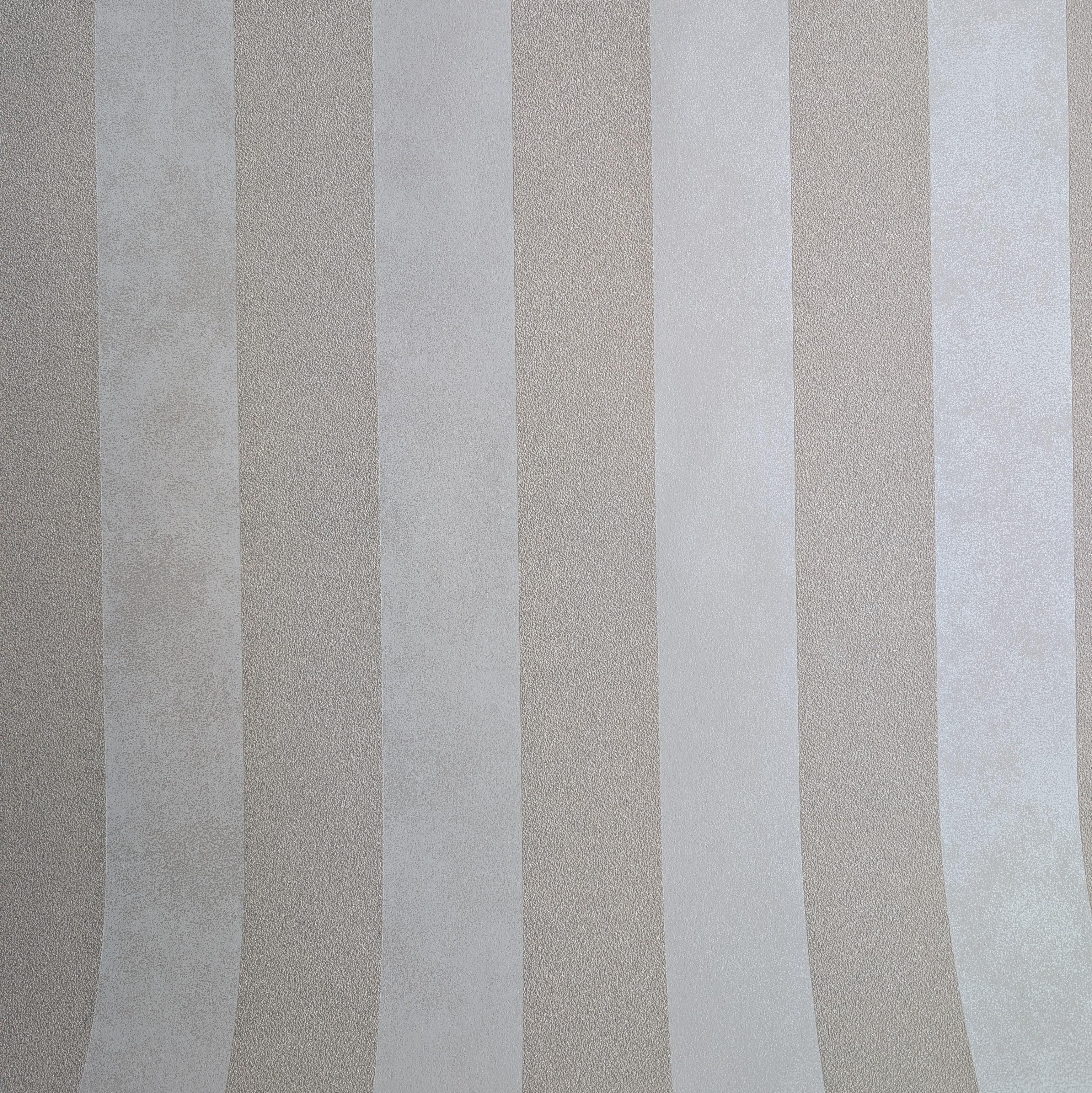 Обои виниловые A.S. Creation Mixed 37618-3 Полоса на флизелиновой основе Молочный (37618-3)