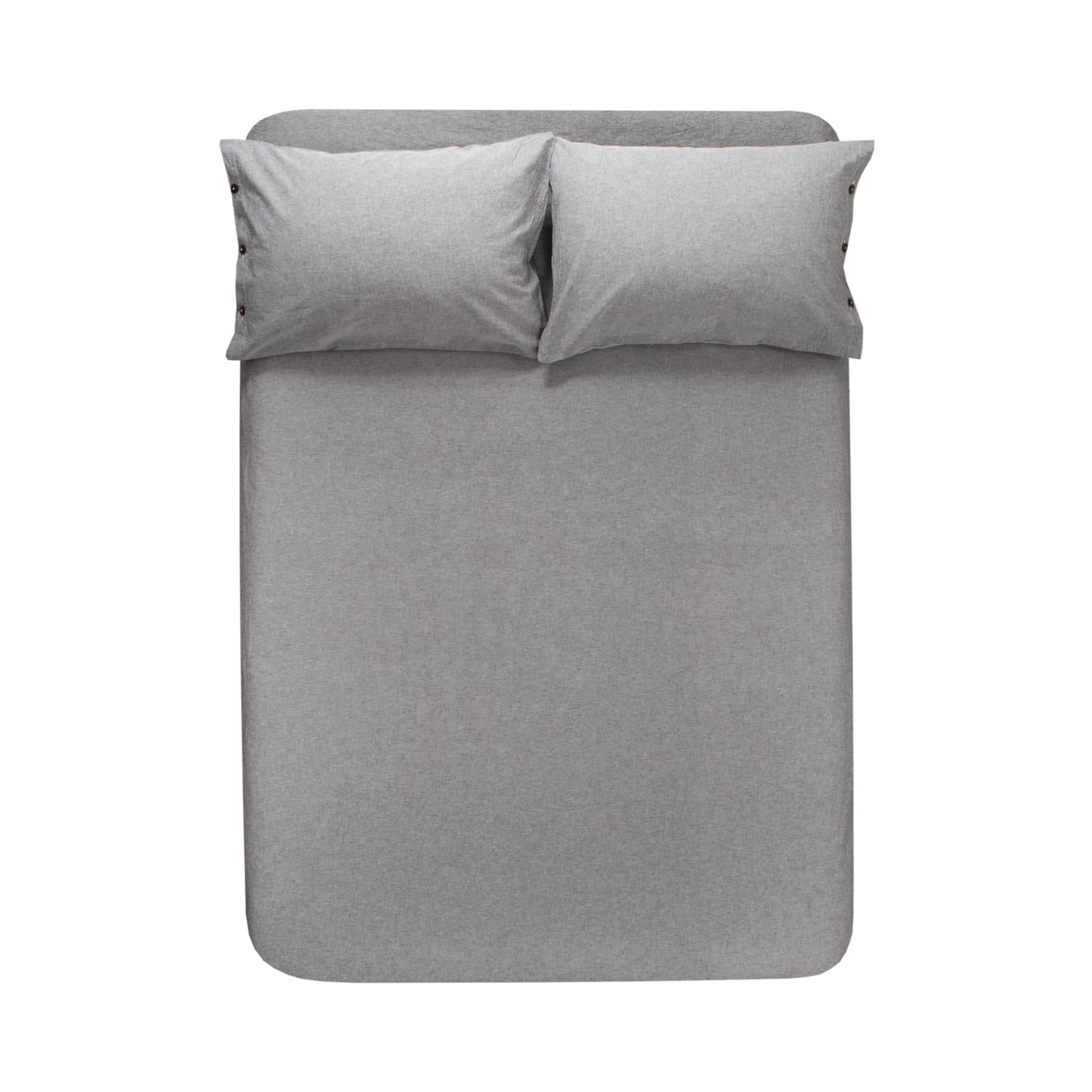 Простыня с наволочками Lotus Home Washed Cotton 260x280 см Antracite (svt-2000022332859)