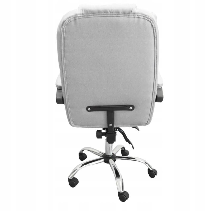 Офисное кресло BOSS KO22SZ VIP Premium с массажной подушкой с подножкой Серый (17360) - фото 6 Офисное кресло BOSS KO22SZ VIP Premium с массажной подушкой с подножкой Серый (17360) - фото 6