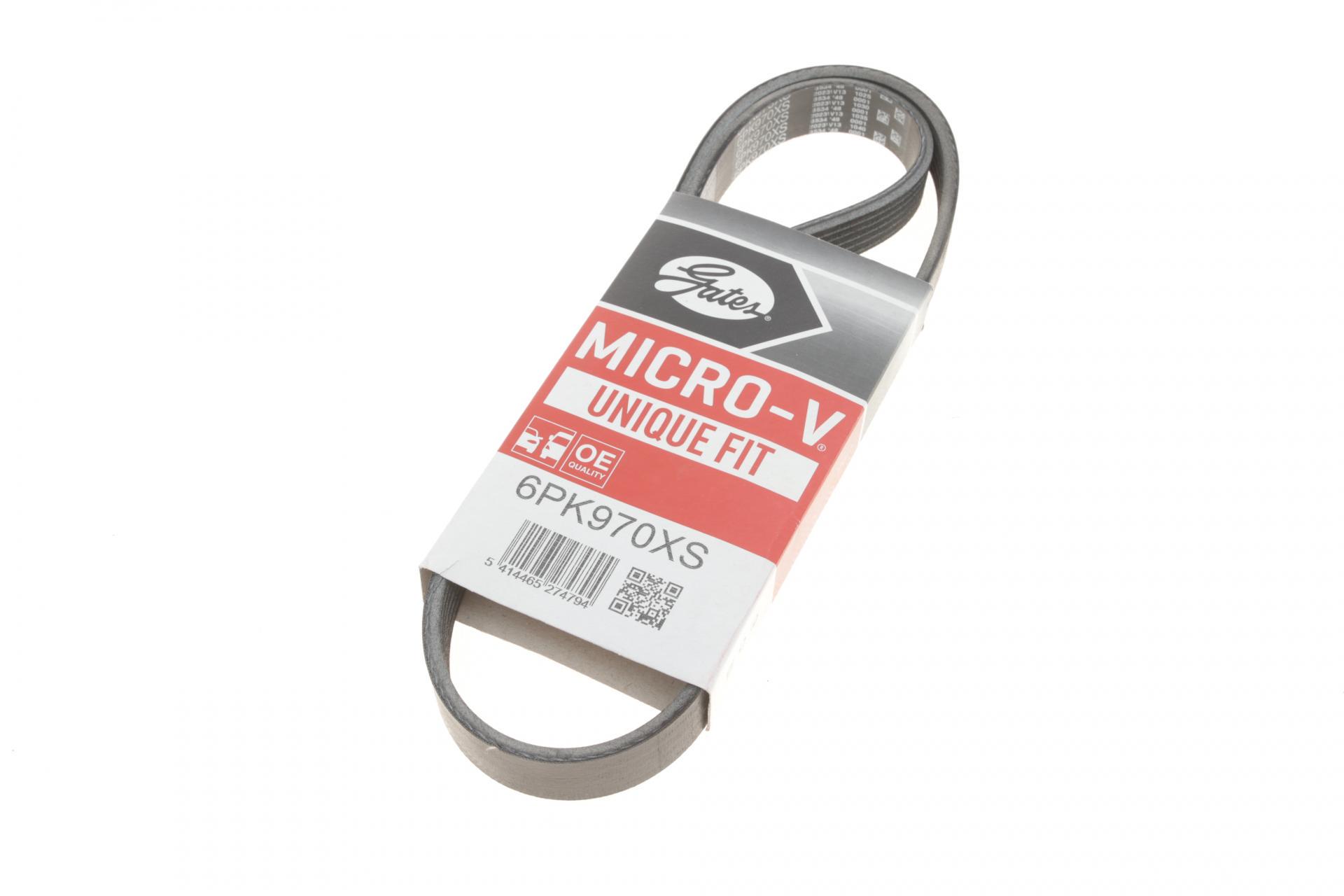 Ремень генератора GATES Mazda 6 2.5 13-/Toyota Corolla 1.4 D 04-14 (6PK970XS)