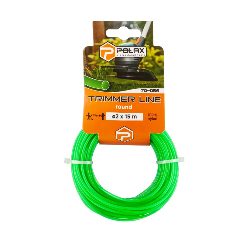 Жилка для триммера Polax "Круг" 2 мм 15 м (70-056)