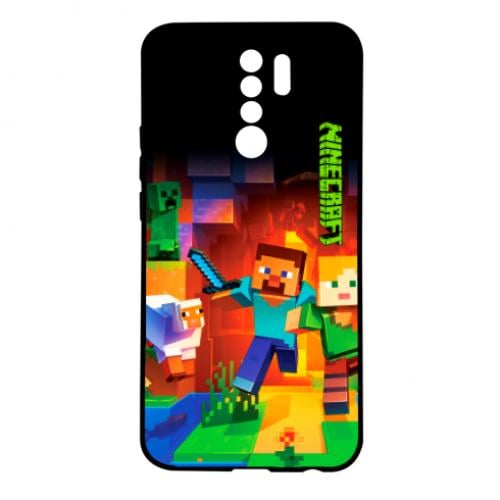 Чехол для Xiaomi Redmi 9 Майнкрафт