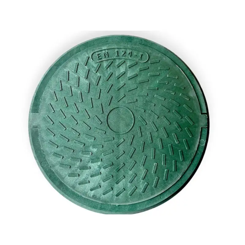 Люк садовый 1 т корпус 735 мм лаз 600 мм 17 кг Зеленый