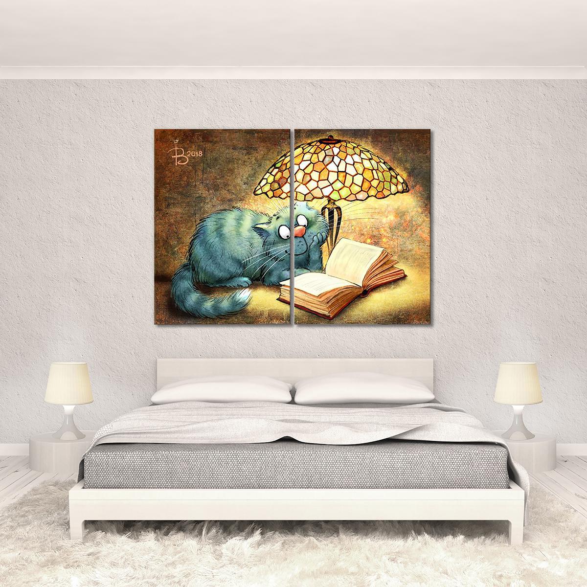 Модульная картина Знание - свет 2 модуля общий размер 30х45 см (_rinaz_20181634035)