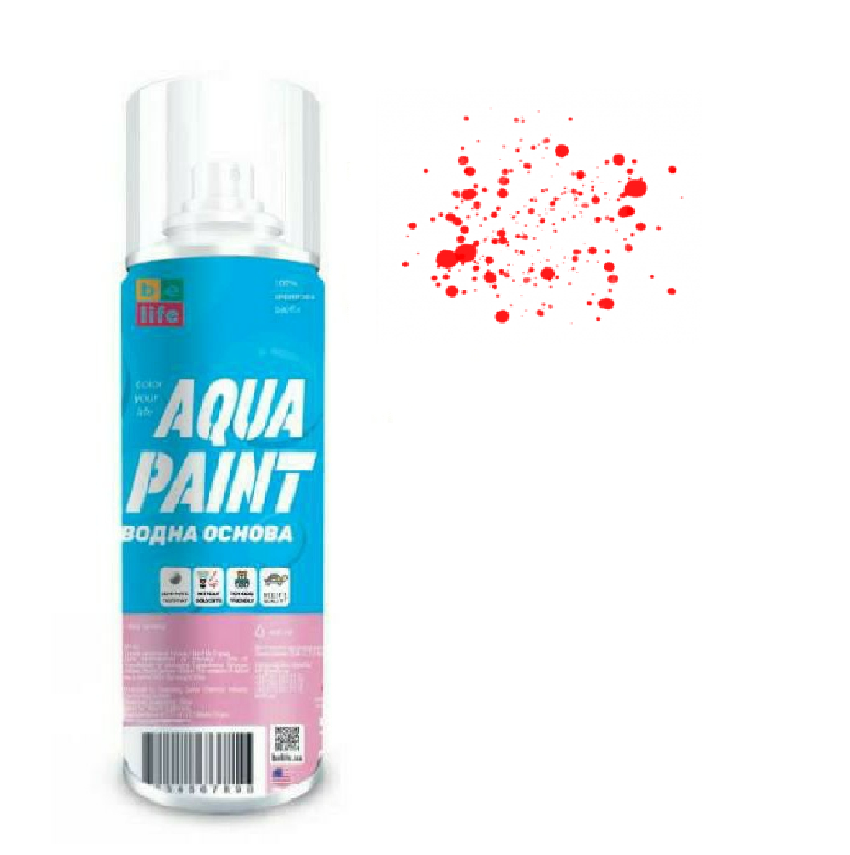 Краска на водной основе Belife Aqua Paint 400 мл Красный (А6)