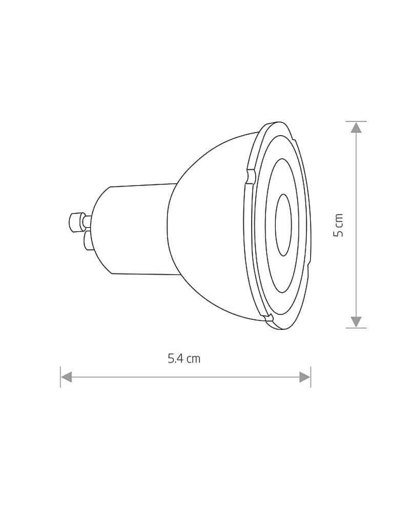 Лампа светодиодная Nowodvorski 9178 Reflector GU10 1x7W 4000K 620 Lm IP20 Wh (10398992) - фото 2