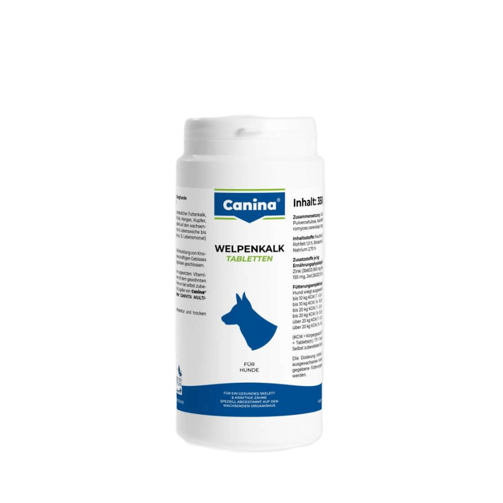 Комплекс минеральный для щенков Canina Welpenkalk таблетки для зубов и скелета 350 таб. (120758 AD)