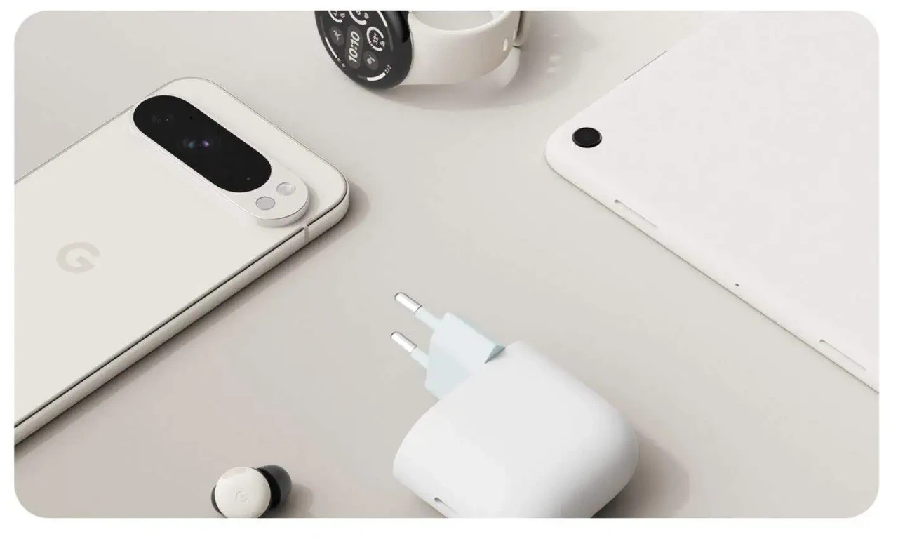 Зарядное устройство Google 45 W USB Type-C EU 1 м (2368233694) - фото 7