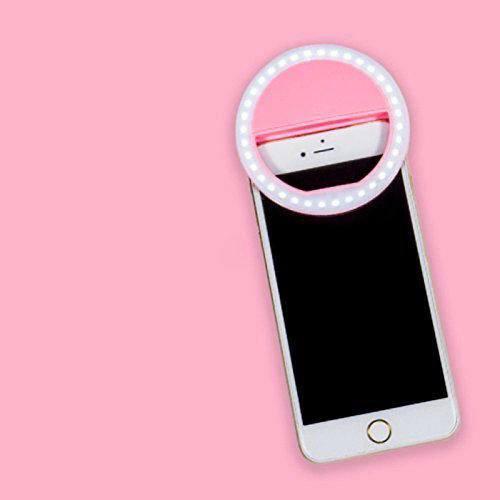 Селфи-кольцо на телефон Selfie ring UFT MP01 Pink - фото 2