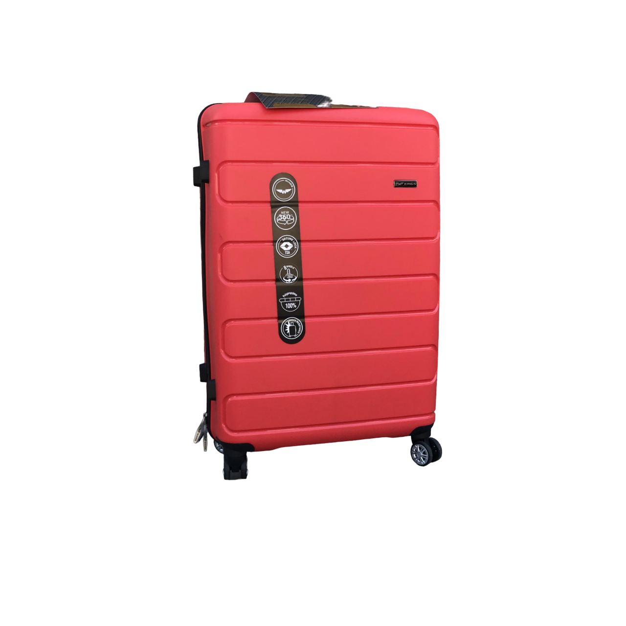 Валіза дорожня Wings DQ181 L Червоний (7508329)