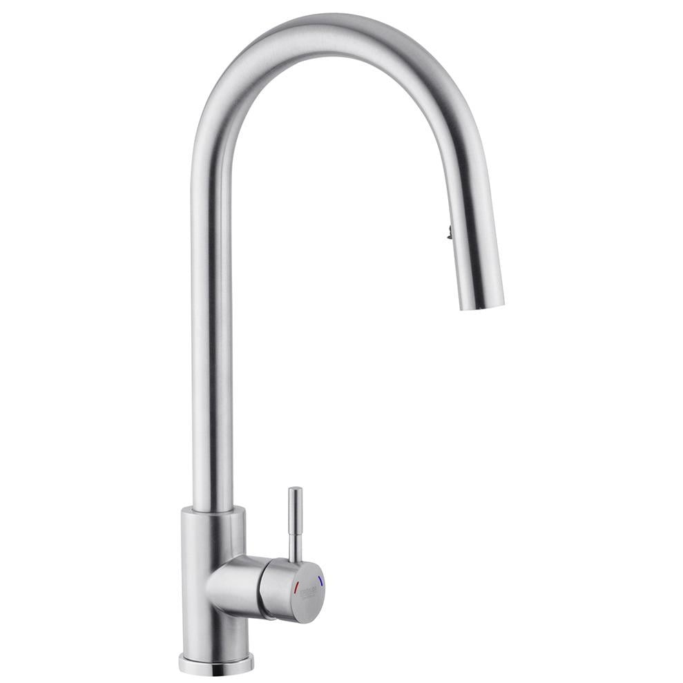 Смеситель для кухни Kroner KRP Edelstahl Klassisch-ESG03915 CV032281 Сатин (214233)