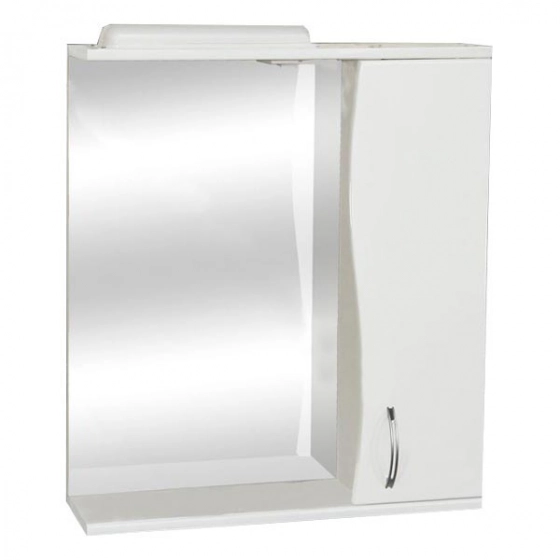 Дзеркало WIANGI фігурне ліве 55 Білий (10107622)