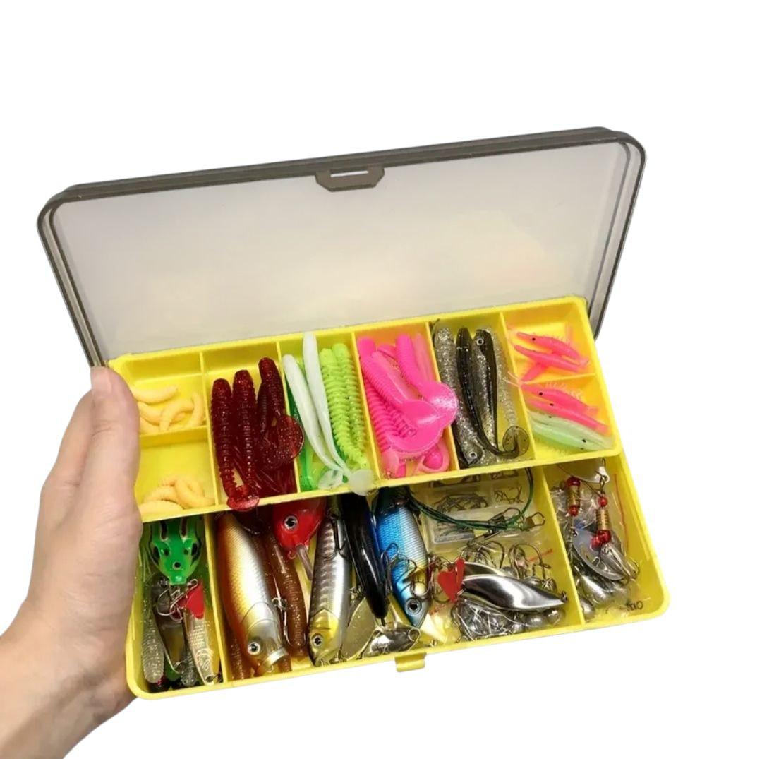 Набір риболовних приманок в коробці джига фанатик силіконові приманки джиг-головка воблери 301 шт. - фото 2 Набір риболовних приманок в коробці джига фанатик силіконові приманки джиг-головка воблери 301 шт. - фото 2