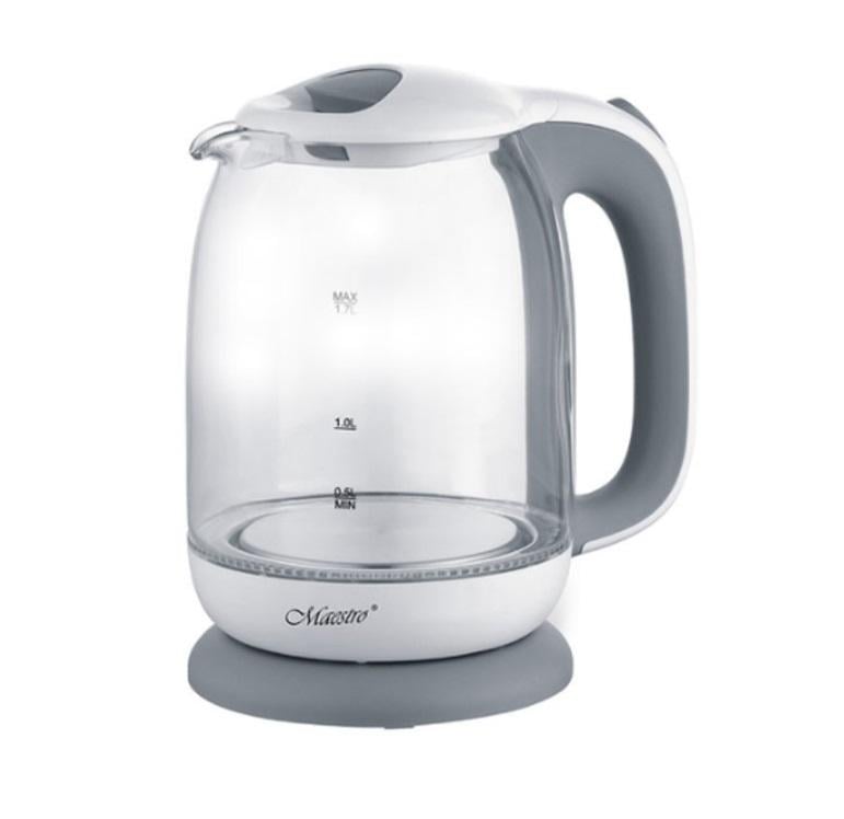 Електрочайник Maestro 1,7 л 2200 Вт Сірий Електрочайник Maestro 1,7 л 2200 Вт Сірий