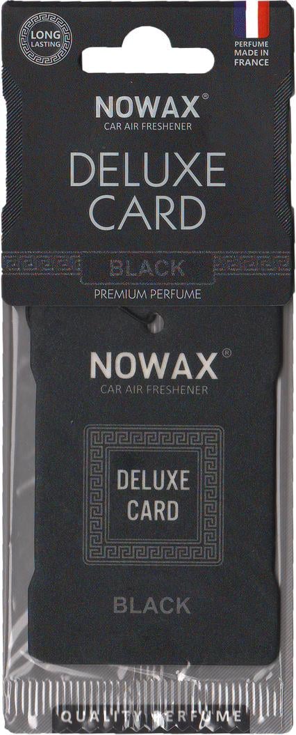 Ароматизатор для авто Nowax Deluxe Card Black на зеркало сухой (0303877)