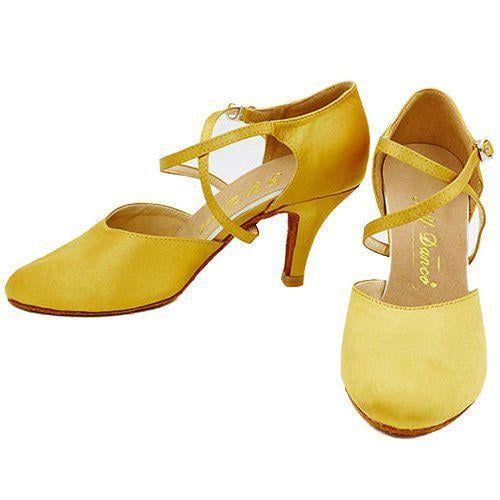 Туфли F-Dance LD6001 для бальных танцев р. 37 Бежевый (06363036)