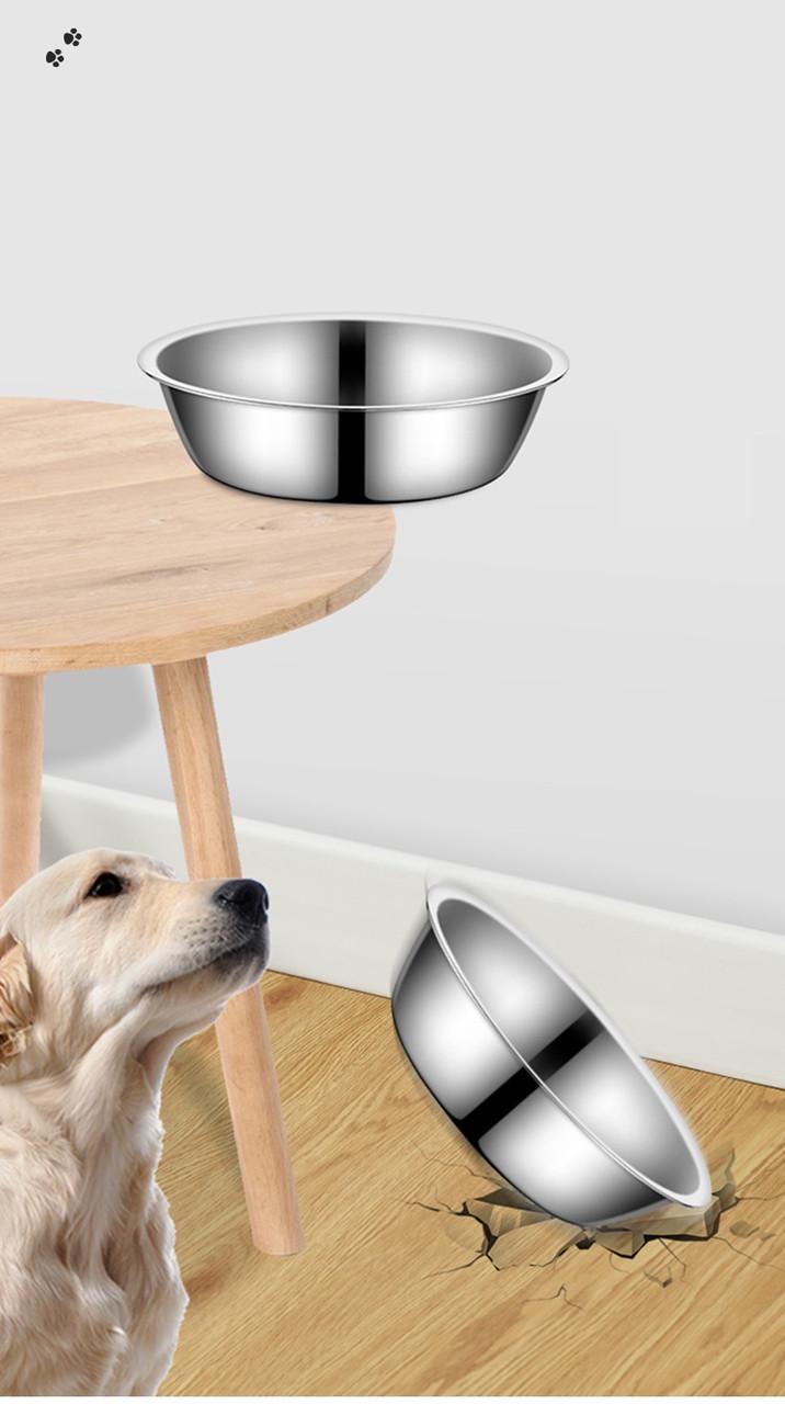 Миска для собак металическая 0,38 л (1C0503) - фото 4