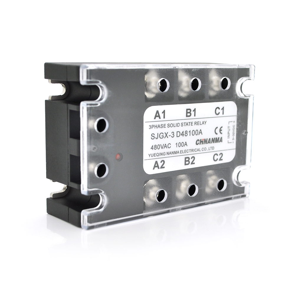 Реле трехфазное твердотельное SSR/SJGX-3 D48100A (YUT_V6651)