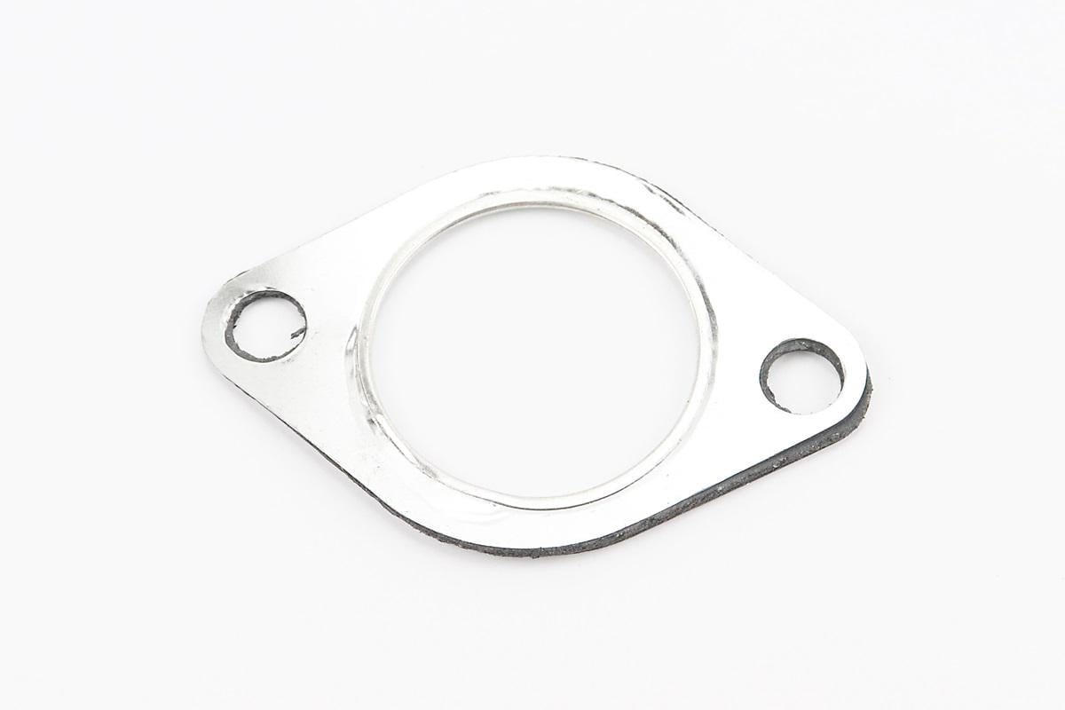 Прокладка глушителя к двигателям R190N 2 отверстия паронит-металл (999516)